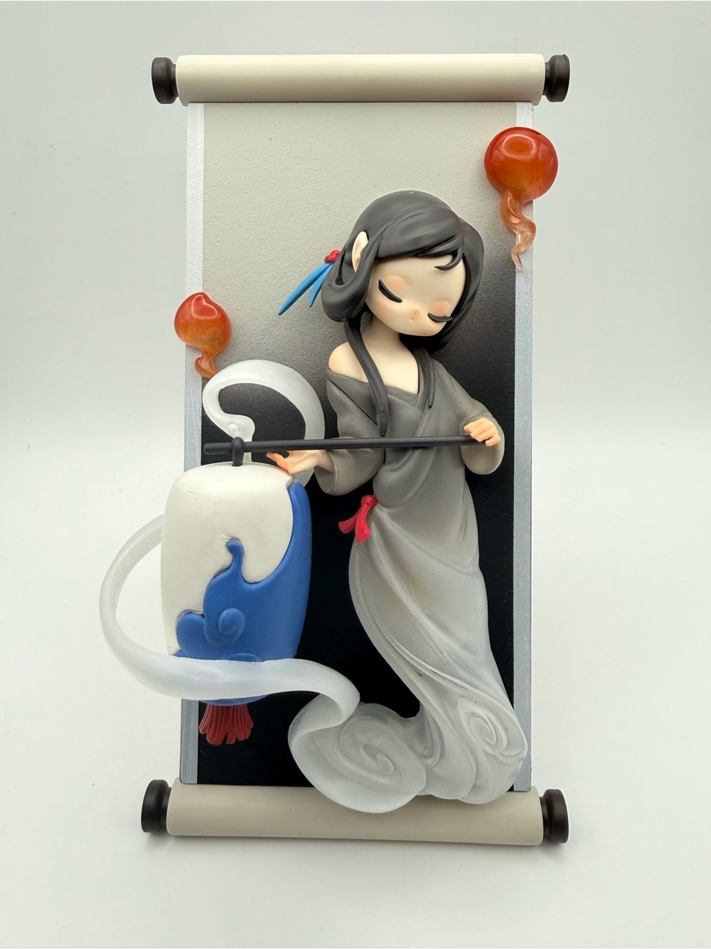 52Toys Misty Journey Chinese Sleep Scroll Wall Art Figurine Collectible Rare